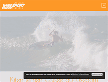 Tablet Screenshot of kitesurfusedom.de